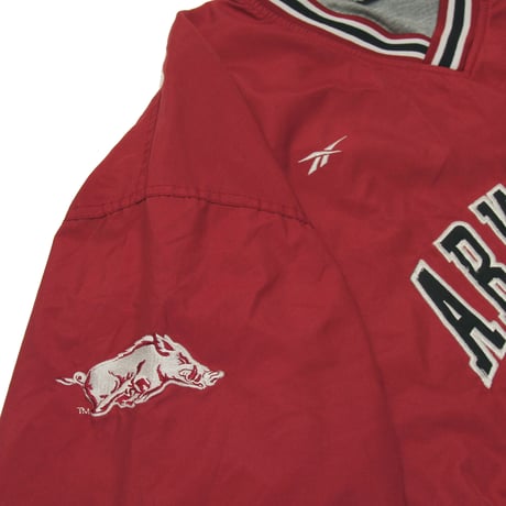 University of Arkansas / Pullover Scout Jacket "Arkansas Razorbacks" (manufactured by reebok))