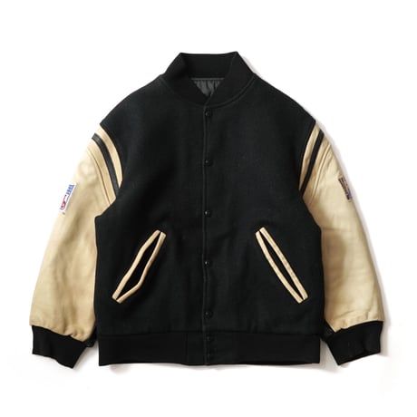 NFL on FOX / Vintage, Melton Leather Varsity Jacket