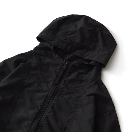 L.L. Bean / Vintage, Nylon Half Zip Reflective Hooded Anorak