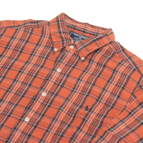 Polo Sport / 90's Vintage, B.D. Tartan Plaid Flannel L/S Shirt