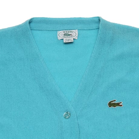 Lacoste / 80's Vintage, Knit Cardigan