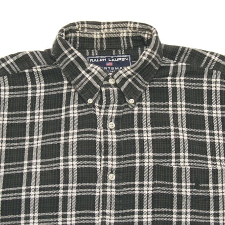 Ralph Lauren / 90's Vintage, Plaid B.D L/S Shirt "Sportsman"