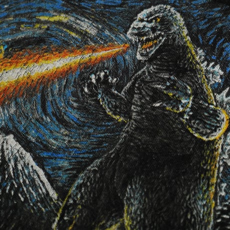 Godzilla / Starry Night S/S Tee