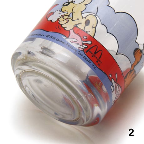 Garfield × McDonald's / Glass Mug Cup (Anchor Hocking)