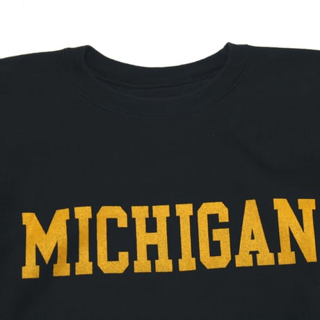 Champion / 00's Vintage, Reverse Weave Crewneck Sweatshirt "Michigan -UM-"