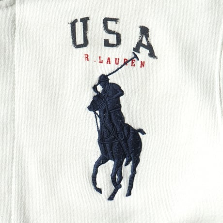 Polo Ralph Lauren / USA Flag Fleece Full Zip Up Hoodie