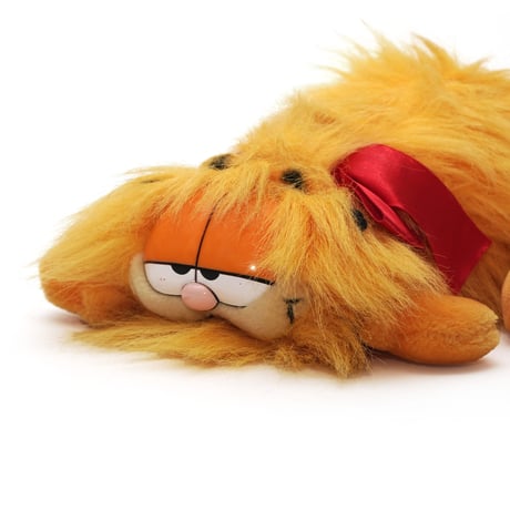 Garfield / Vintage, Long Hair Plush Toy "Blown Dry"