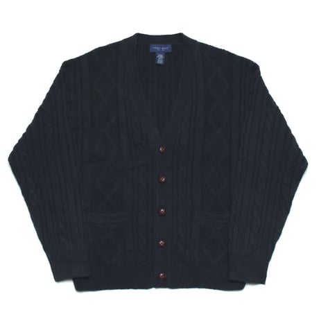 Town Craft / 80-90's Vintage, Cable Stitch Fisherman Knit Cardigan