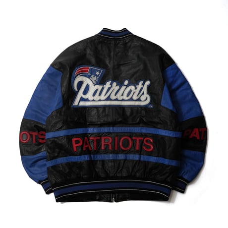 G-Ⅲ Sports by Carl Banks / Leather Varsity Jacket "NFL, New England Patriots"