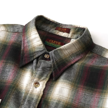 Cleve Shirt Makers / Vintage, Plaid Flannel L/S Shirt