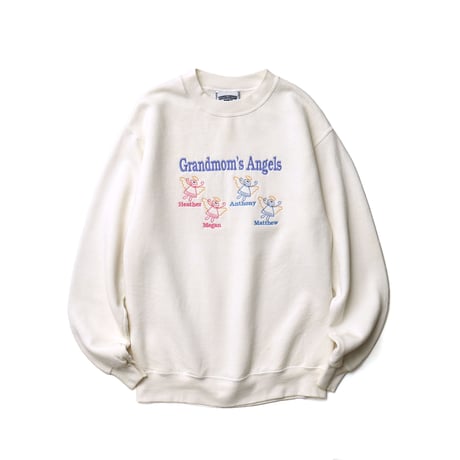 Vintage, Crewneck Sweatshirt "Grandmom's Angels"