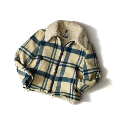 Woolrich / Vintage, Sherpa Boa Liner Plaid Wool Jacket