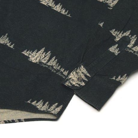Chaps Ralph Lauren / 90's Vintage, Flannel B.D L/S Shirt "Tree"