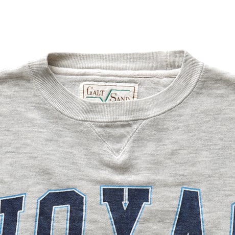 Georgetown University / Vintage, V-Gusset Crewneck Sweatshirt "Hoyas, Jack the Bulldog"