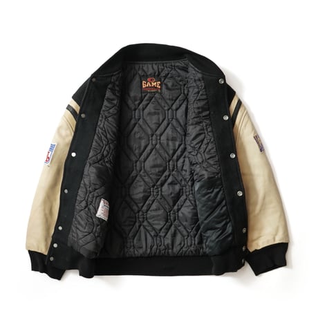 NFL on FOX / Vintage, Melton Leather Varsity Jacket