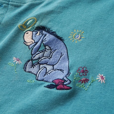 Winnie-the-Pooh / Vintage, Eeyore Henley-Neck S/S Tee