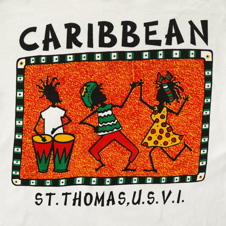 St. Thomas U.S.V.I / Vintage, Souvenir S/S Tee "Caribbean"