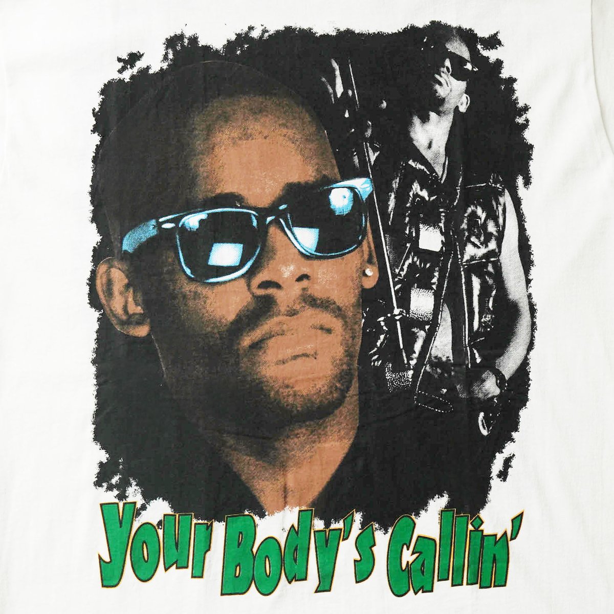 R. Kelly Rケリー90s ラップT スーパーフェード