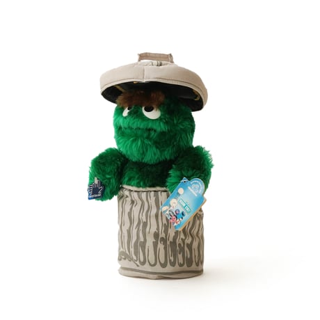 Sesame Street / Vintage, Plush Toy "Oscar the Grouch"