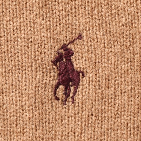 Polo Ralph Lauren / Vintage, Lambs Wool Knit Polo L/S Shirt