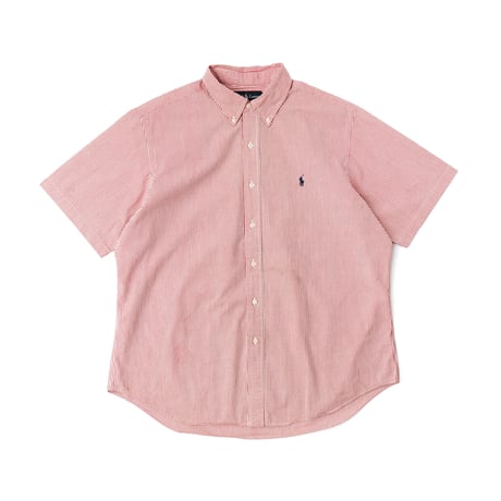 Polo Ralph Lauren / Vintage, Striped Seersucker S/S Shirt
