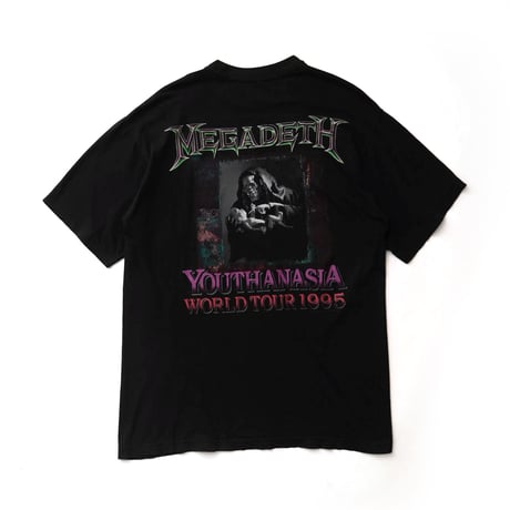 Megadeth / Vintage, Youthanasia World Tour 1995 S/S Tee