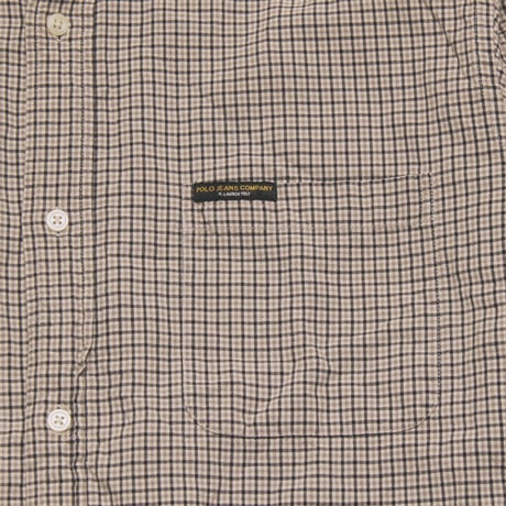 Polo Jeans / 90's Vintage, Shepherd Plaid B.D Flannel L/S Shirt