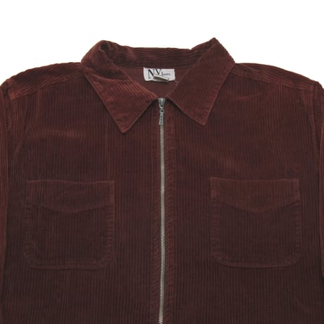NY Jeans / 90's Vintage, Corduroy Full Zip Up L/S Shirt