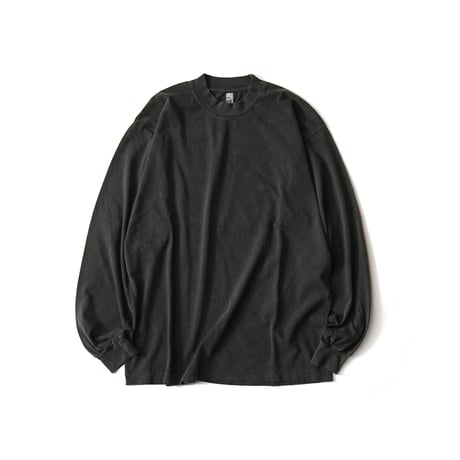 Los Angeles Apparel / 6.5oz Garment Dyed Crew Neck L/S Tee