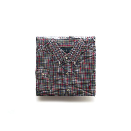 Ralph Lauren / Tartan Plaid B.D L/S Shirt -Custom Fit-