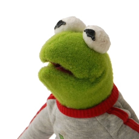 Kermit the Frog / Vintage, Plush Toy "Muppets University"