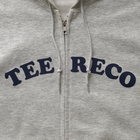 Teereco / Flock Arc Logo Zip Up Hooded Sweatshirt