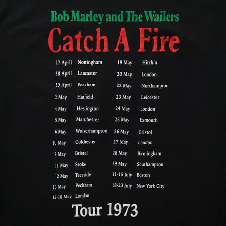 Bob Marley and The Wailers / Catch A Fire S/S Tee