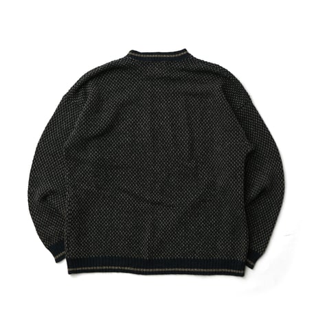 Woolrich / Vintage, Birds Eye Cotton Knit Crewneck Sweater
