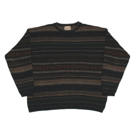 Woolrich / 90's Vintage, Nordic Knit Crewneck Sweater