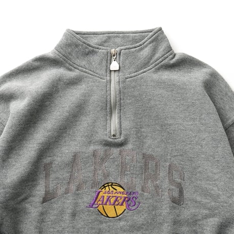 Los Angeles Lakers / Vintage, Quarter Zip Up Sweatshirt