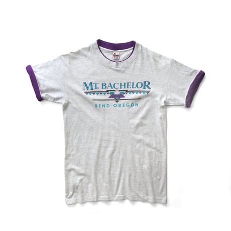 Bend, OR / Vintage, Fake-Layered S/S Tee "Mt. Bachelor"