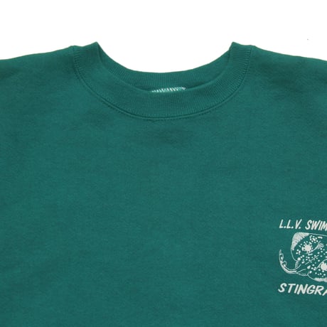Las Lomas Verdes Swim Team Stingrays / Vintage, Crewneck Sweatshirt