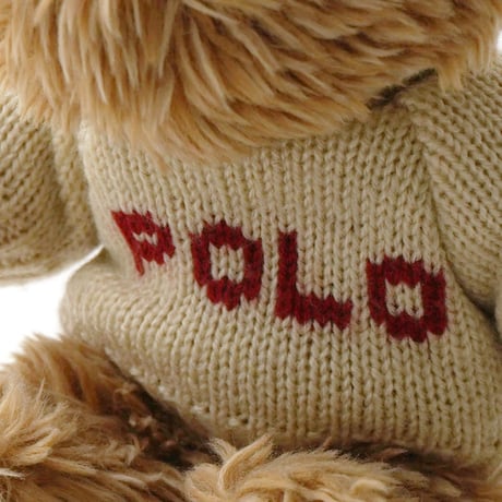Ralph Lauren / Vintage, Bear Plush Toy "Polo, Knit Sweater"