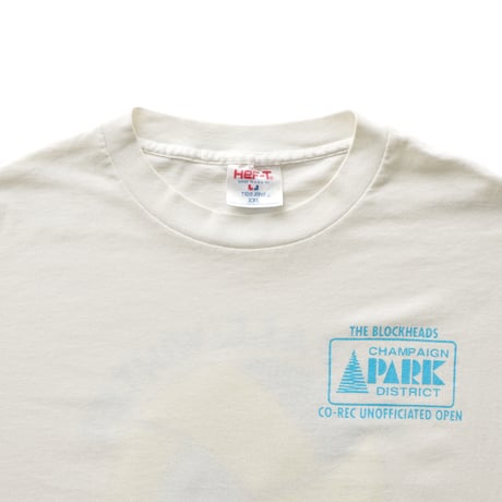 Champaign Park District, IL / Vintage, 1991FW Champions Logo L/S Tee "The Blockheads"