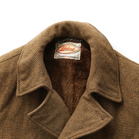 Lakeland Sportswear / Vintage, Tweed Boa Sherpa Pea Coat