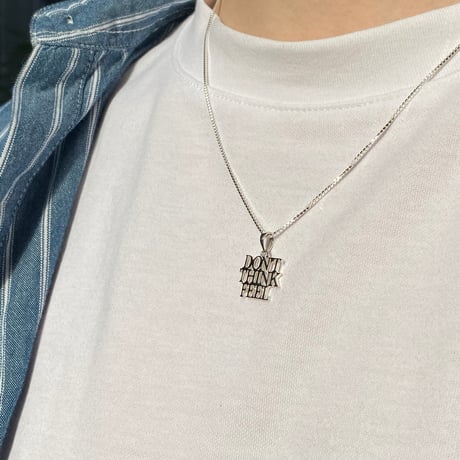 IN-PUT-OUT / "DON’T THINK FEEL" Necklace Silver925