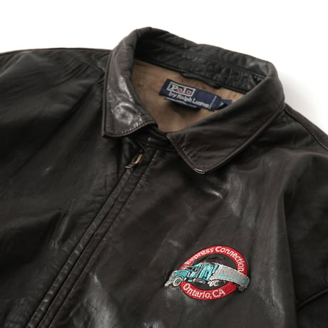 Polo Ralph Lauren / Vintage, Bradford Windbreaker Lamb Leather Jacket