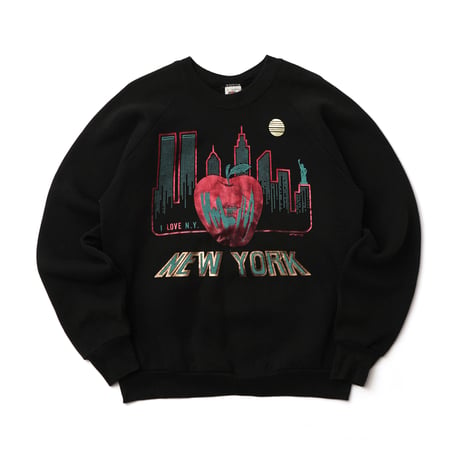 New York / Vintage, Souvenir Crewneck Sweatshirt "Big Apple"