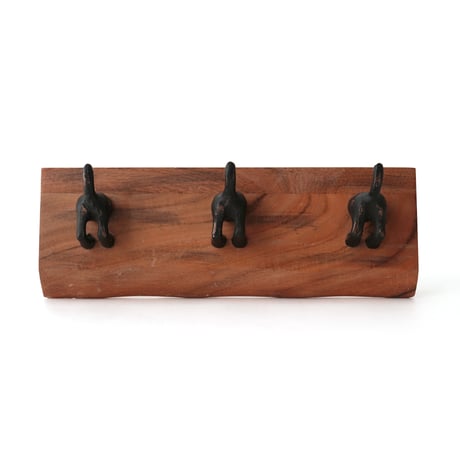 Antique, Dog Tail Wood Wall Hook