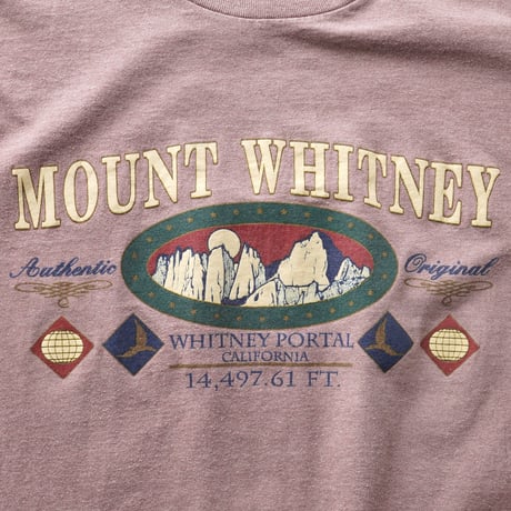 Whitney Portal / Vintage, 90th Anni S/S Tee "Mount Whitney"