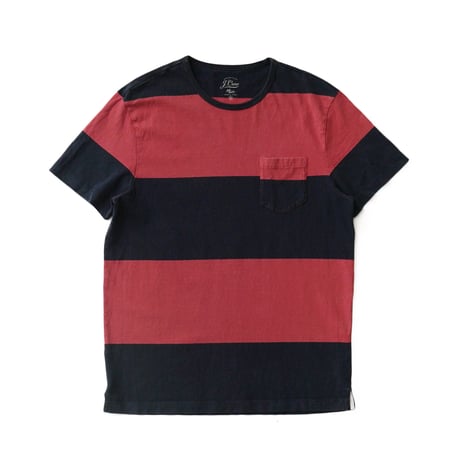 J.Crew / Striped Pocket S/S Tee