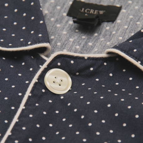 J. Crew / Polka Dot Pajama L/S Shirt