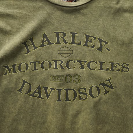Harley Davidson / Vintage, Pigment Dyed Logo S/S Tee "Sturgis, ND"