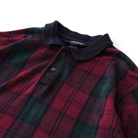 Land's End / Vintage, Plaid Polo L/S Shirt